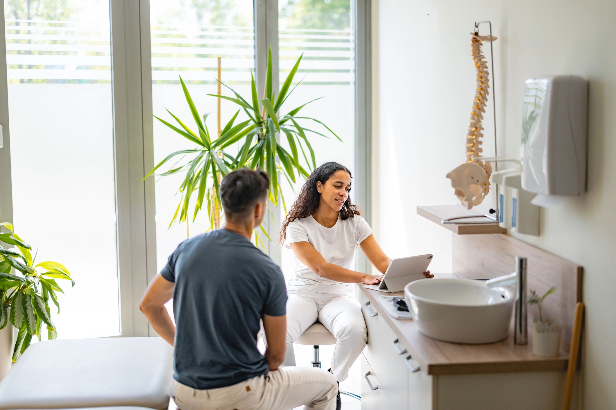 Professional consultation between provider and patient